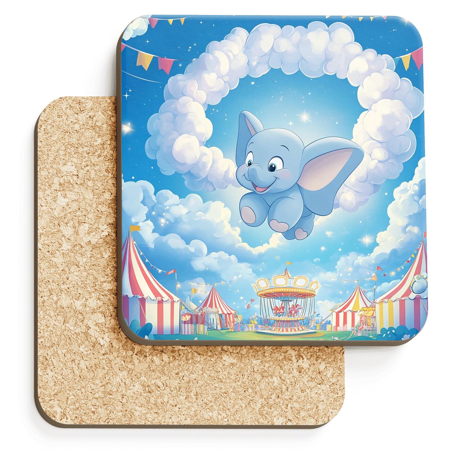 Dumbo Cloud Carousel Carnival stone coaster collections