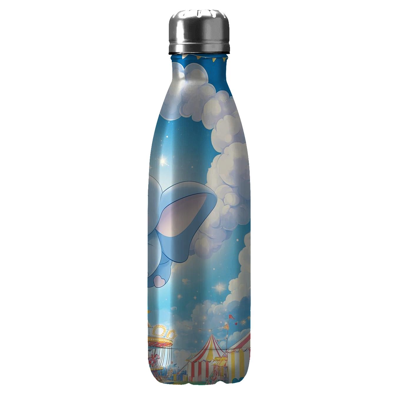 Dumbo Cloud Carousel Carnival personalized water bottles