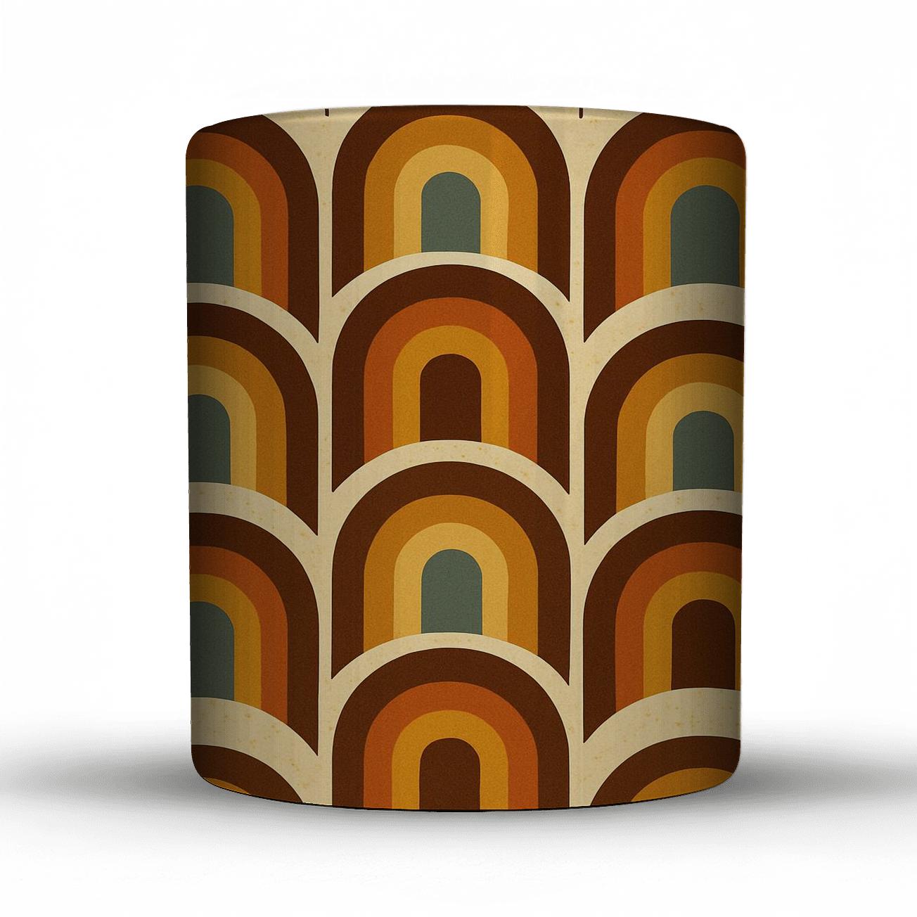 Velvet Lounge Arc Panels novelty coffee mugs