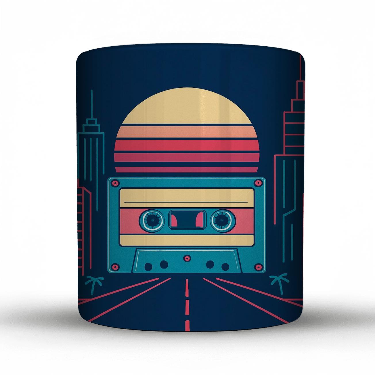 Cassette Skyline Commute novelty coffee mugs
