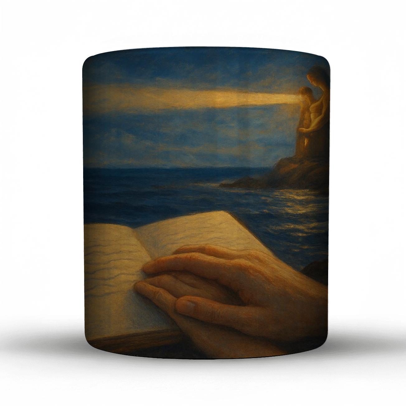 Lighthouse Heart A Mothers Steady Beam personalized mugs