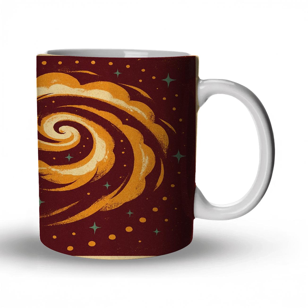 Cosmic Brass Parade Poster personalized mugs