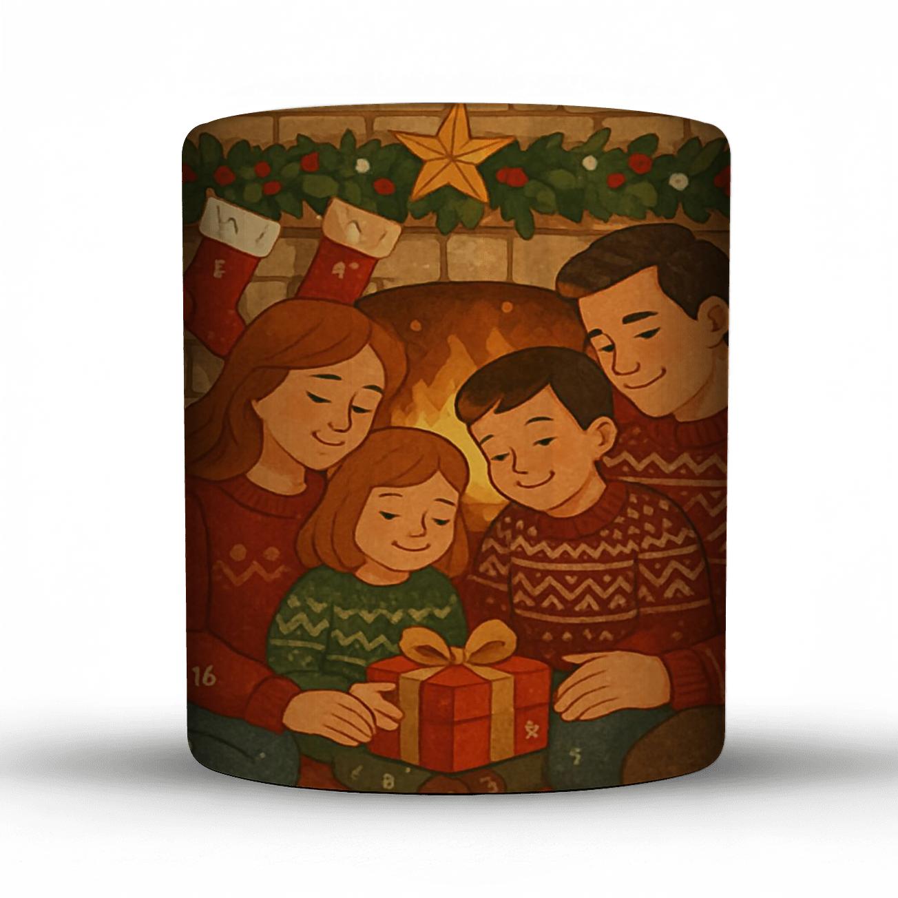 Hearth Circle Of Stockings custom printed mugs