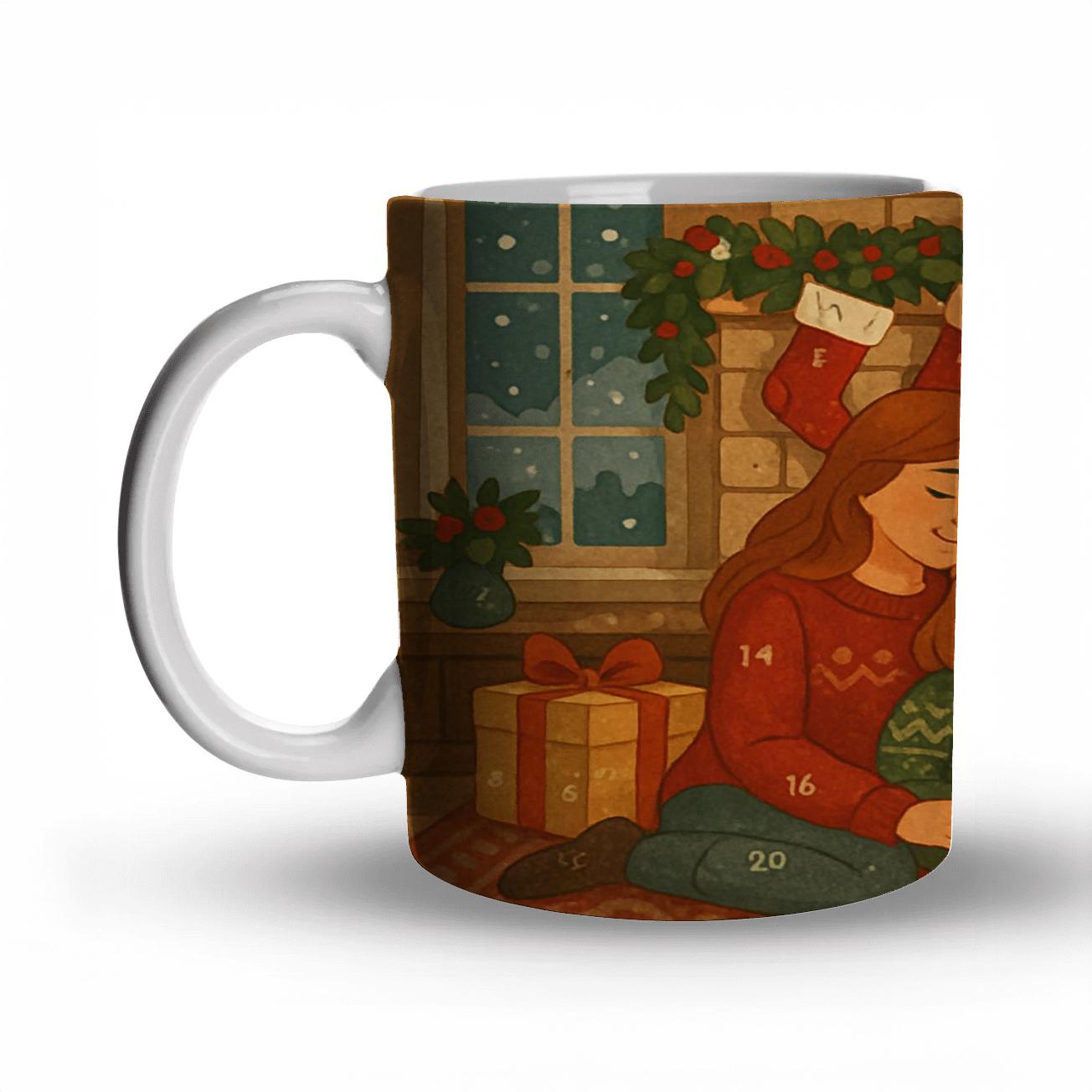 Hearth Circle Of Stockings custom printed mugs