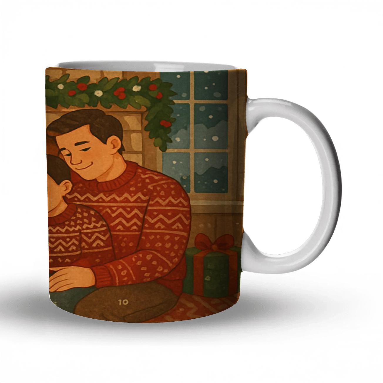 Hearth Circle Of Stockings custom printed mugs