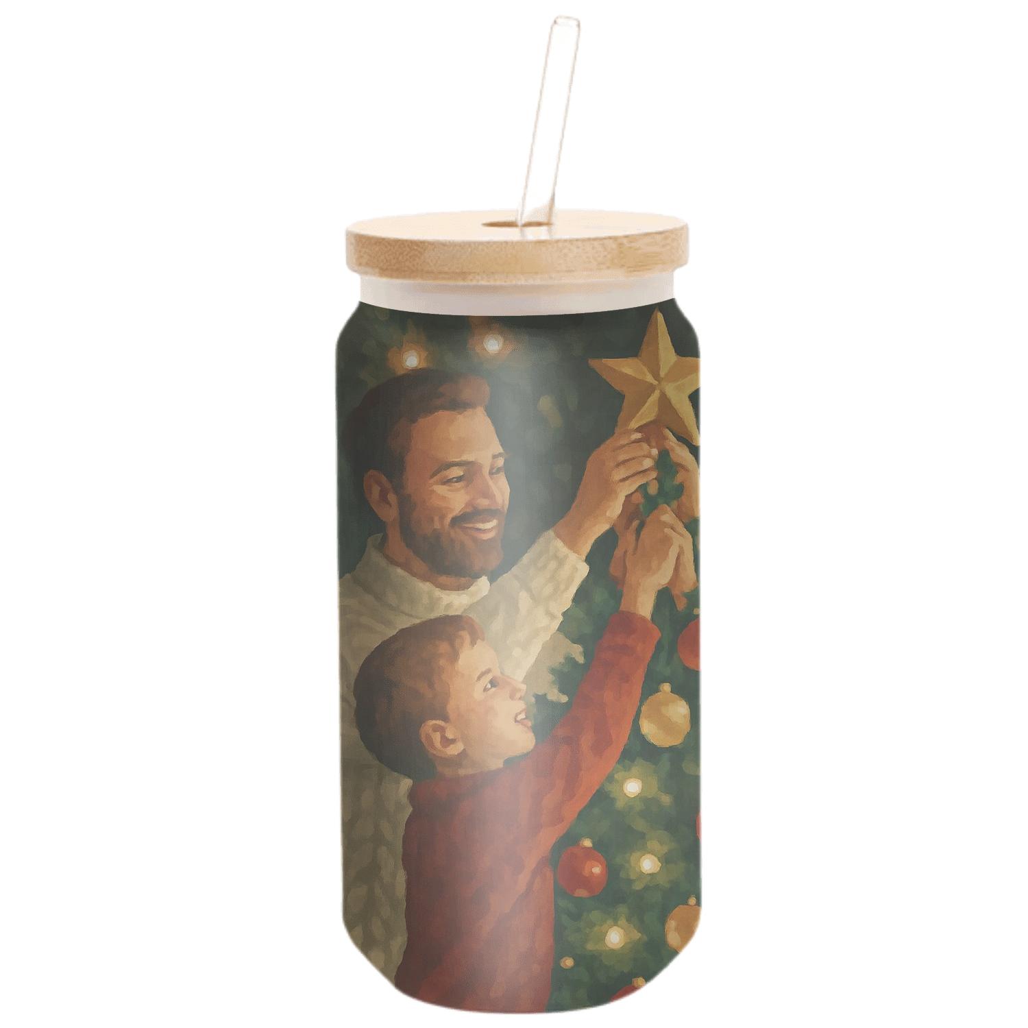 Star Crown Tree Trimming insulated glass vessels