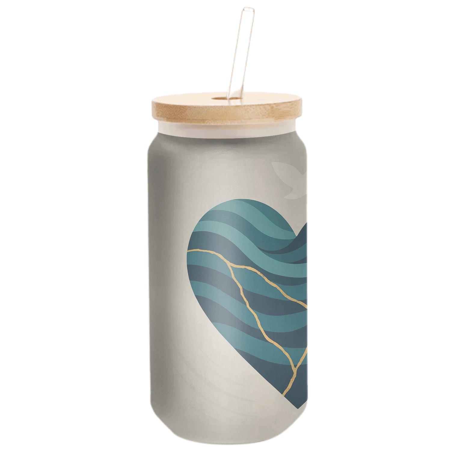 River Of Mercy Kintsugi Heart insulated glass vessels