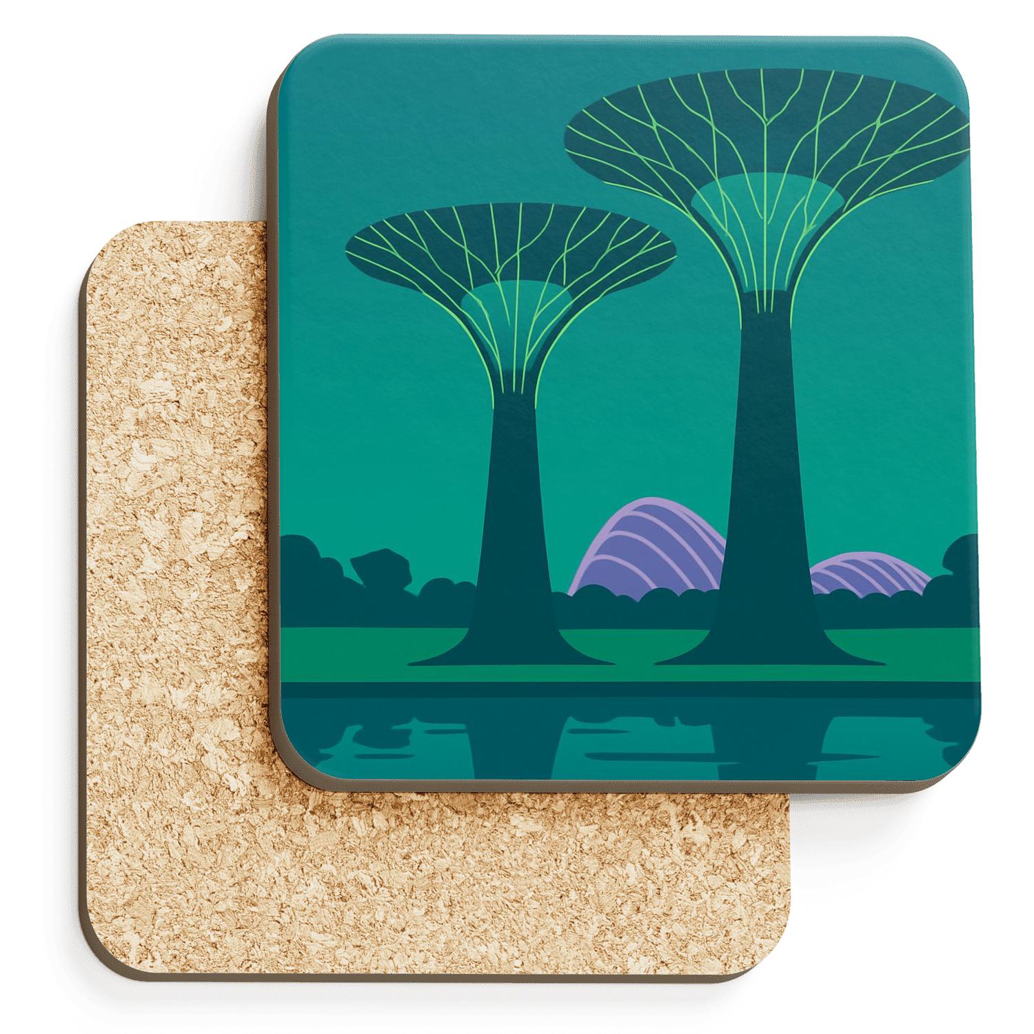 Gardens By The Bay - Singapore, Singapore wooden table coasters