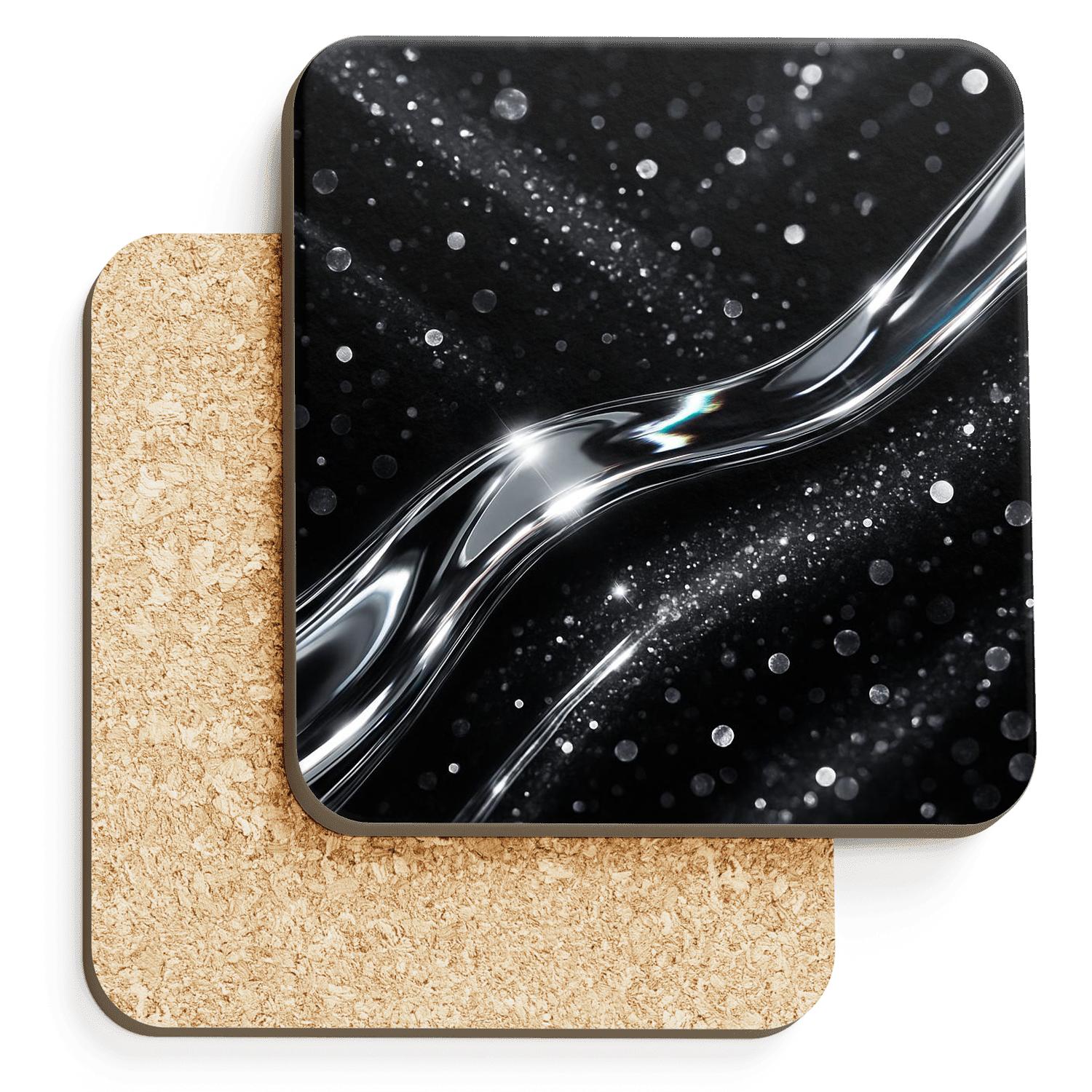 Chrome Confetti Afterparty Drift absorbent drink coasters