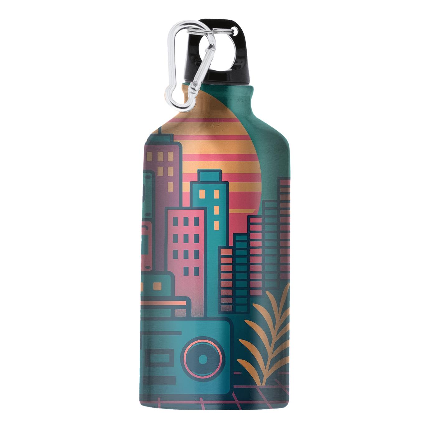 Cassette Skyline Groove sports bottles with lids