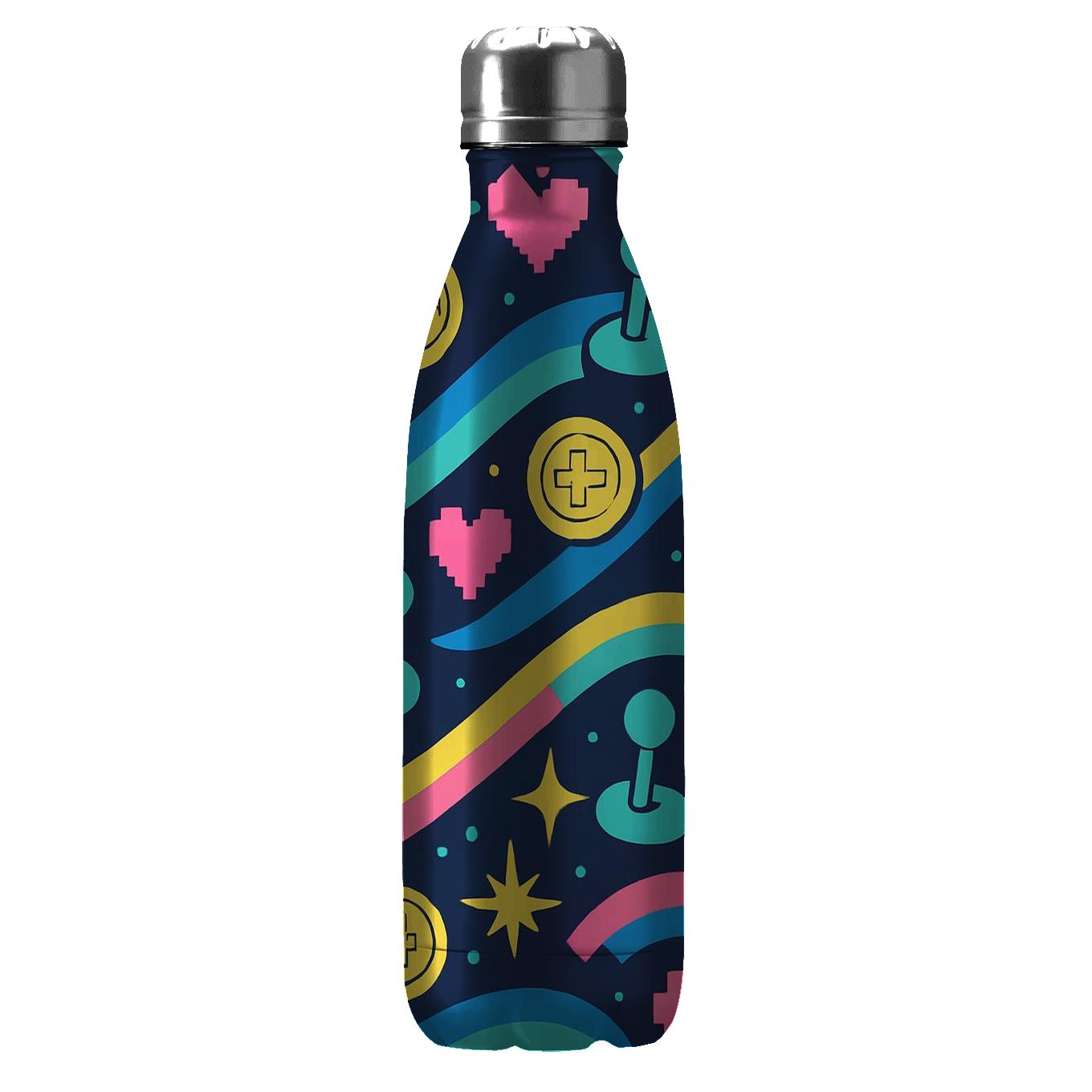 Arcade Aurora Pattern personalized water bottles