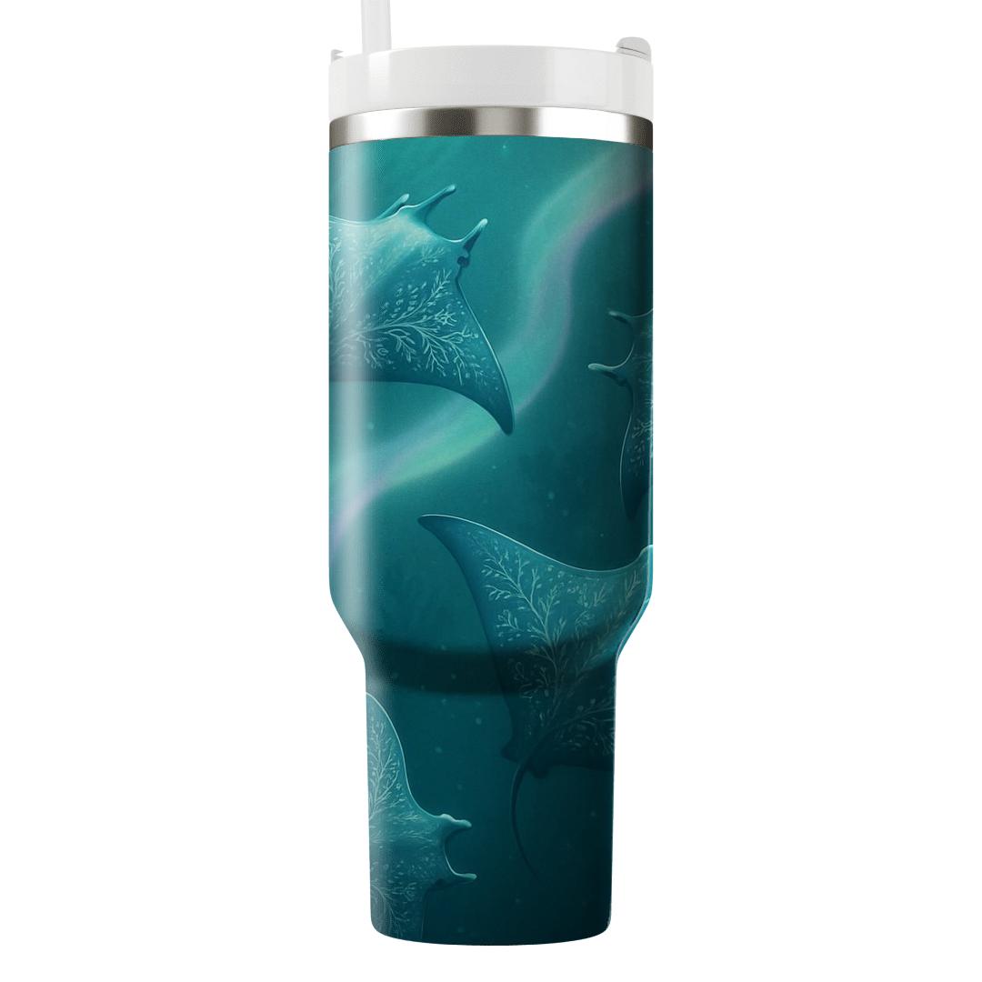Aurora Reef Manta Rays unique tumblers