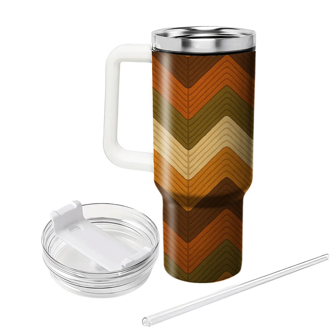 Corduroy Canyon Chevron unique tumblers