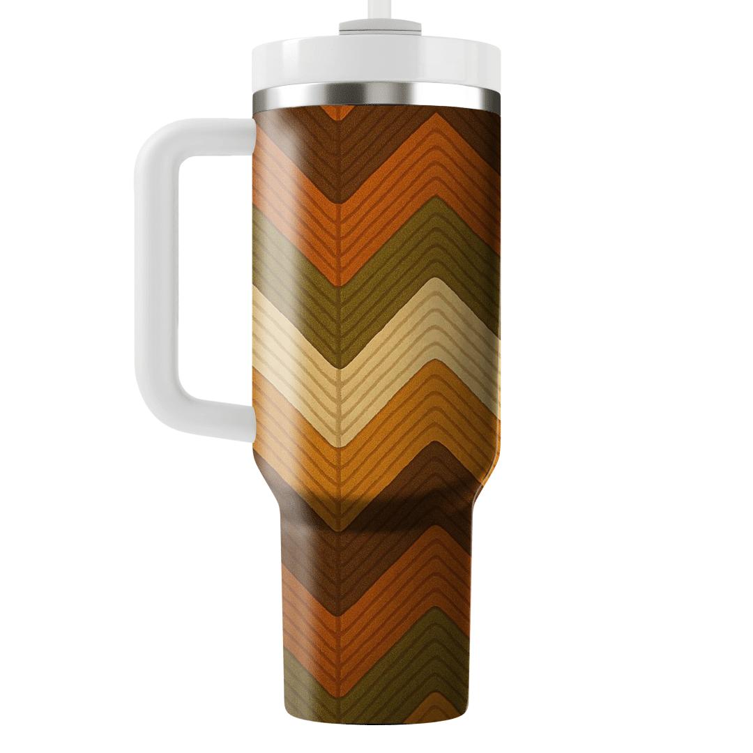 Corduroy Canyon Chevron unique tumblers