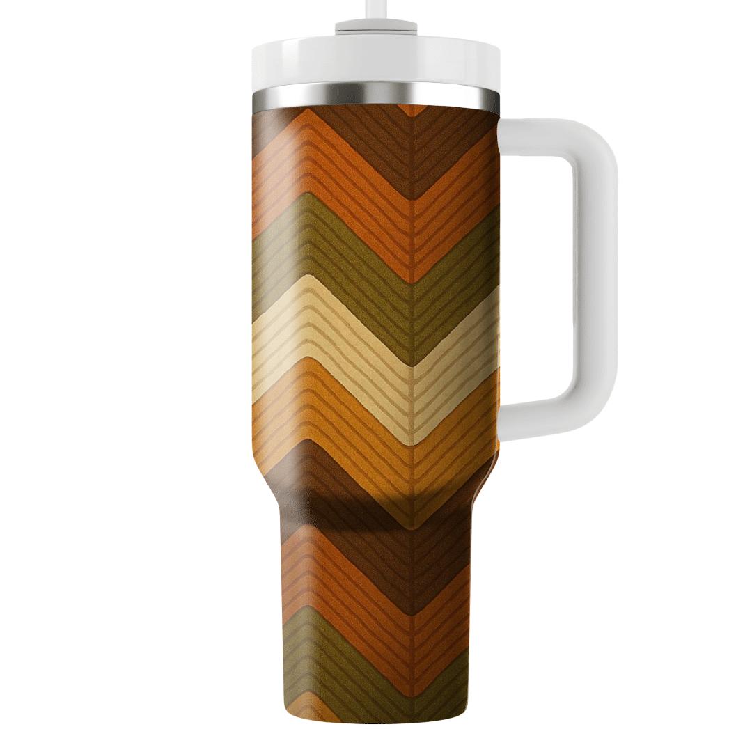 Corduroy Canyon Chevron unique tumblers