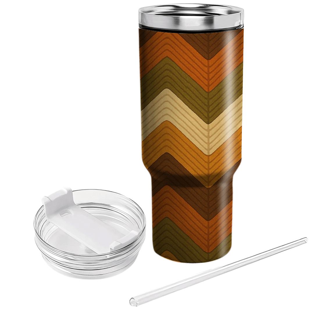Corduroy Canyon Chevron unique tumblers