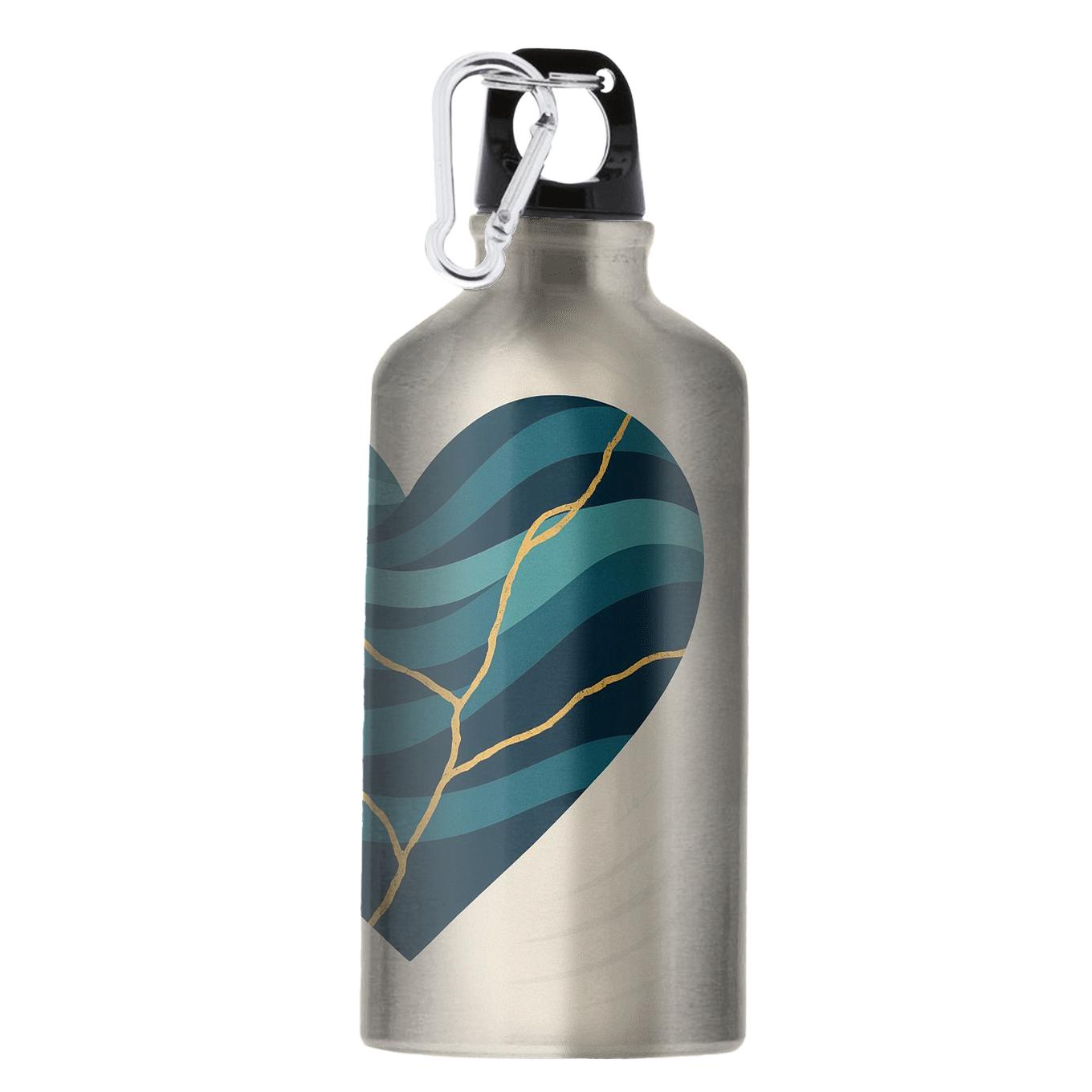River Of Mercy Kintsugi Heart sports bottles for gifts