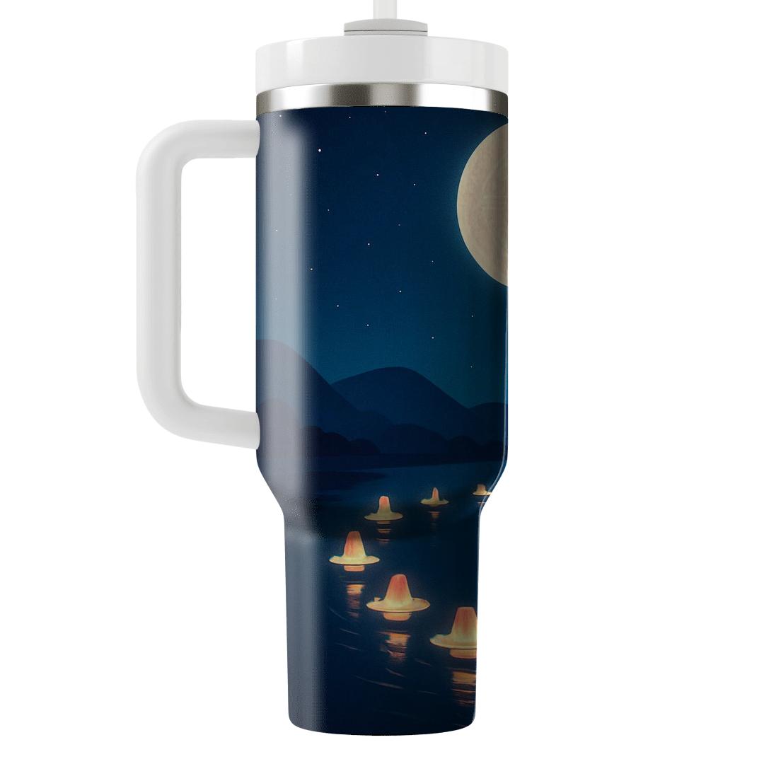 Starship Lantern River For Yi Peng And Mid Autumn Fusion unique tumblers