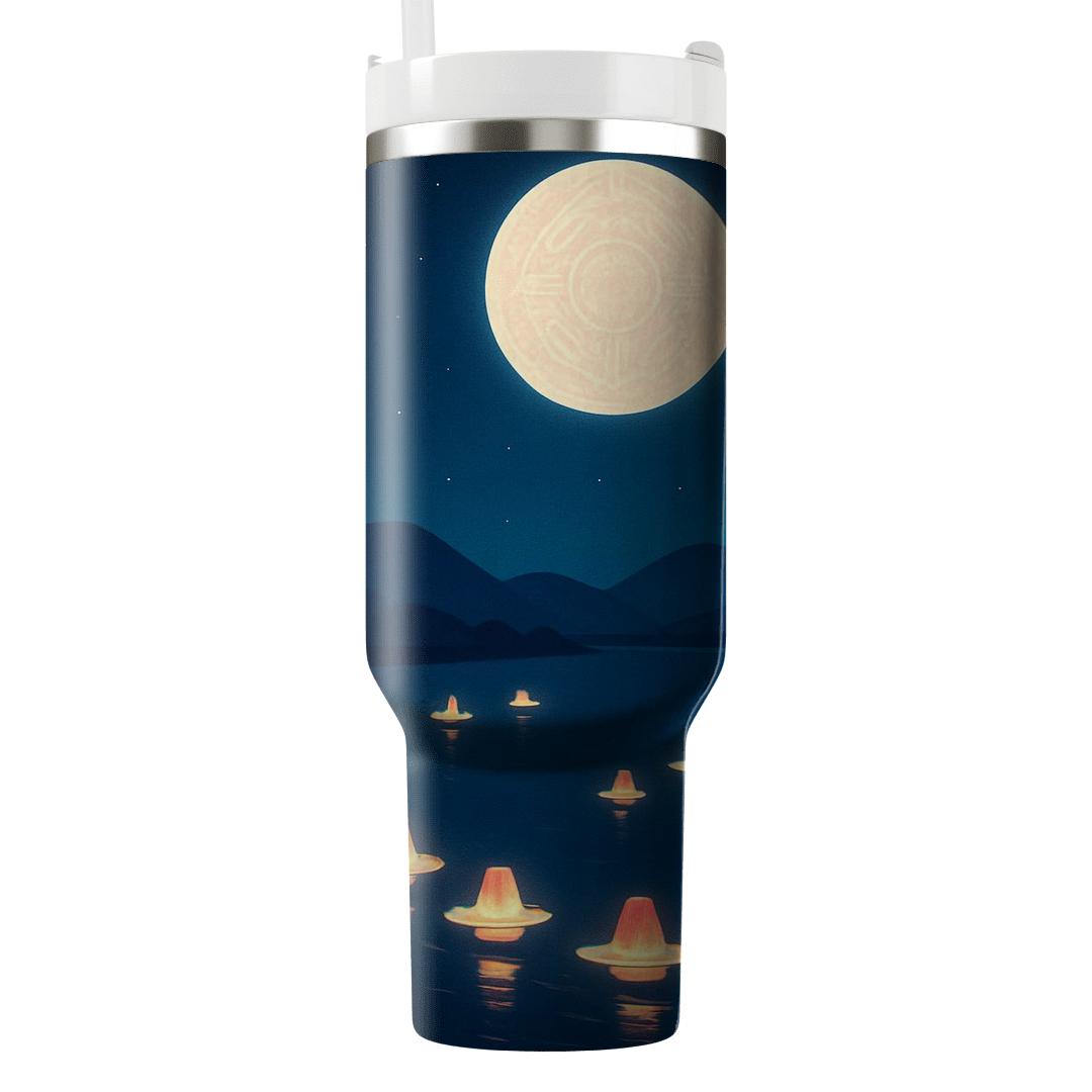 Starship Lantern River For Yi Peng And Mid Autumn Fusion unique tumblers