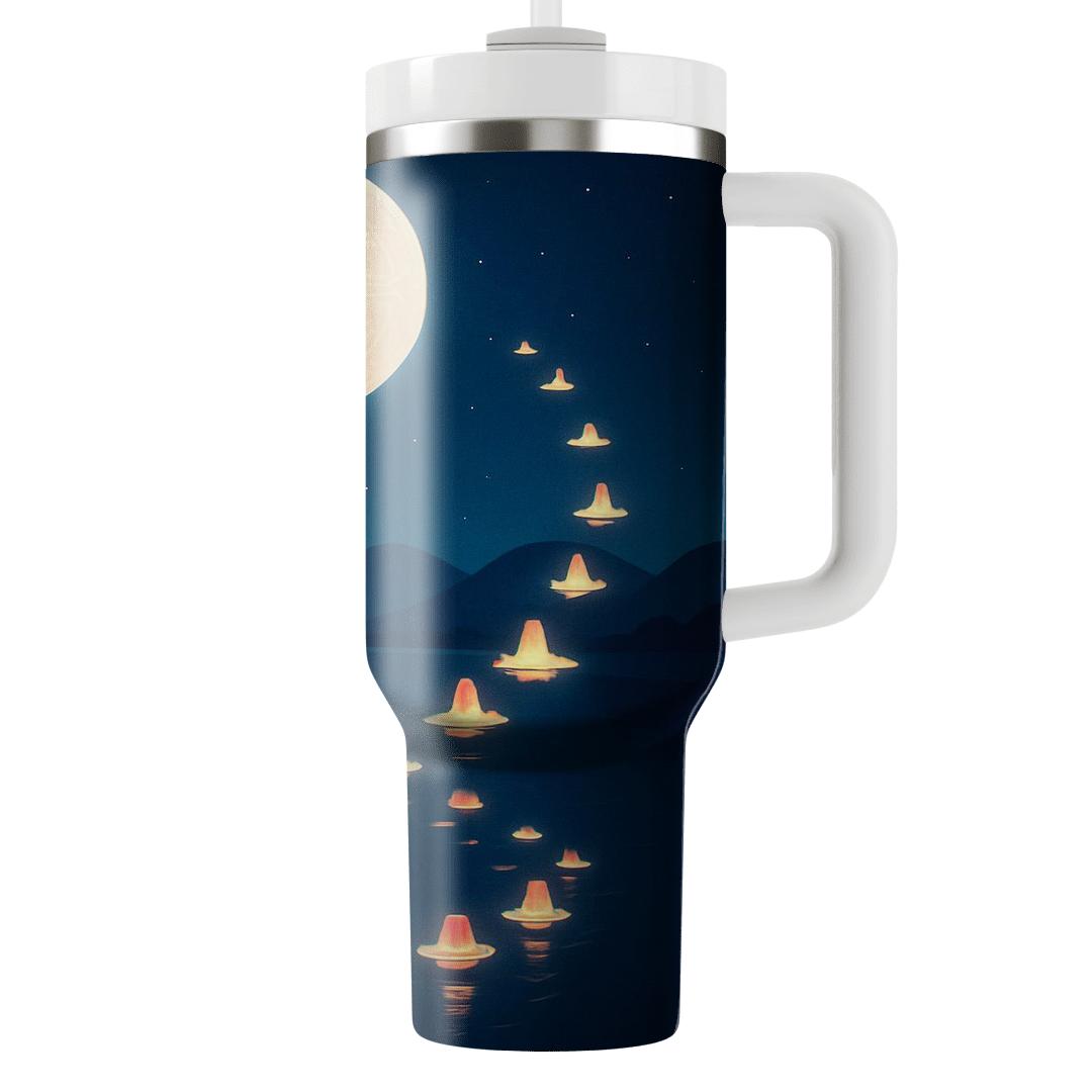 Starship Lantern River For Yi Peng And Mid Autumn Fusion unique tumblers