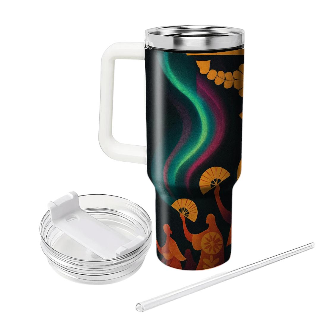 Aurora Ancestor Parade For Obon And Day Of The Dead tumbler cups