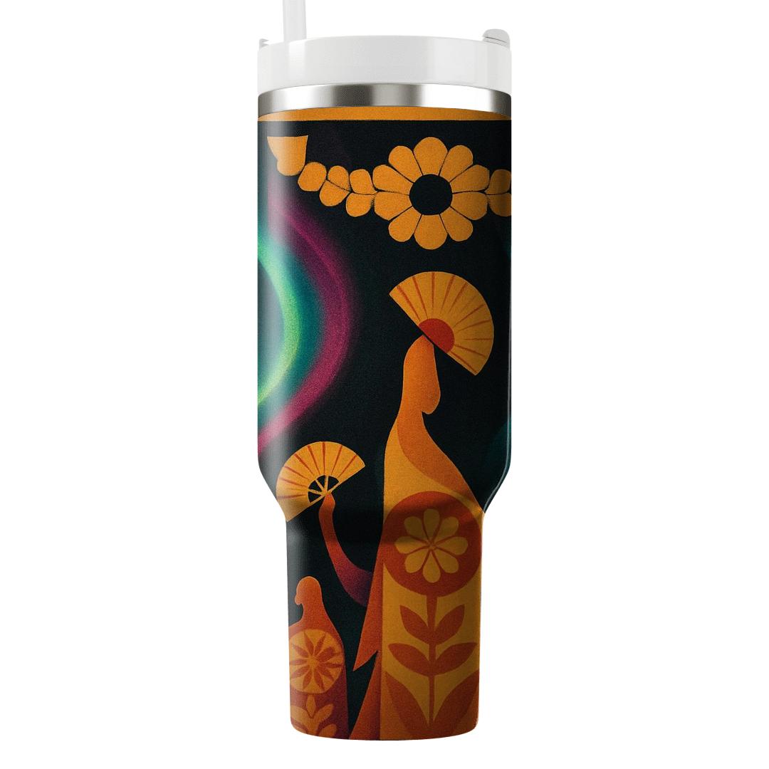 Aurora Ancestor Parade For Obon And Day Of The Dead tumbler cups