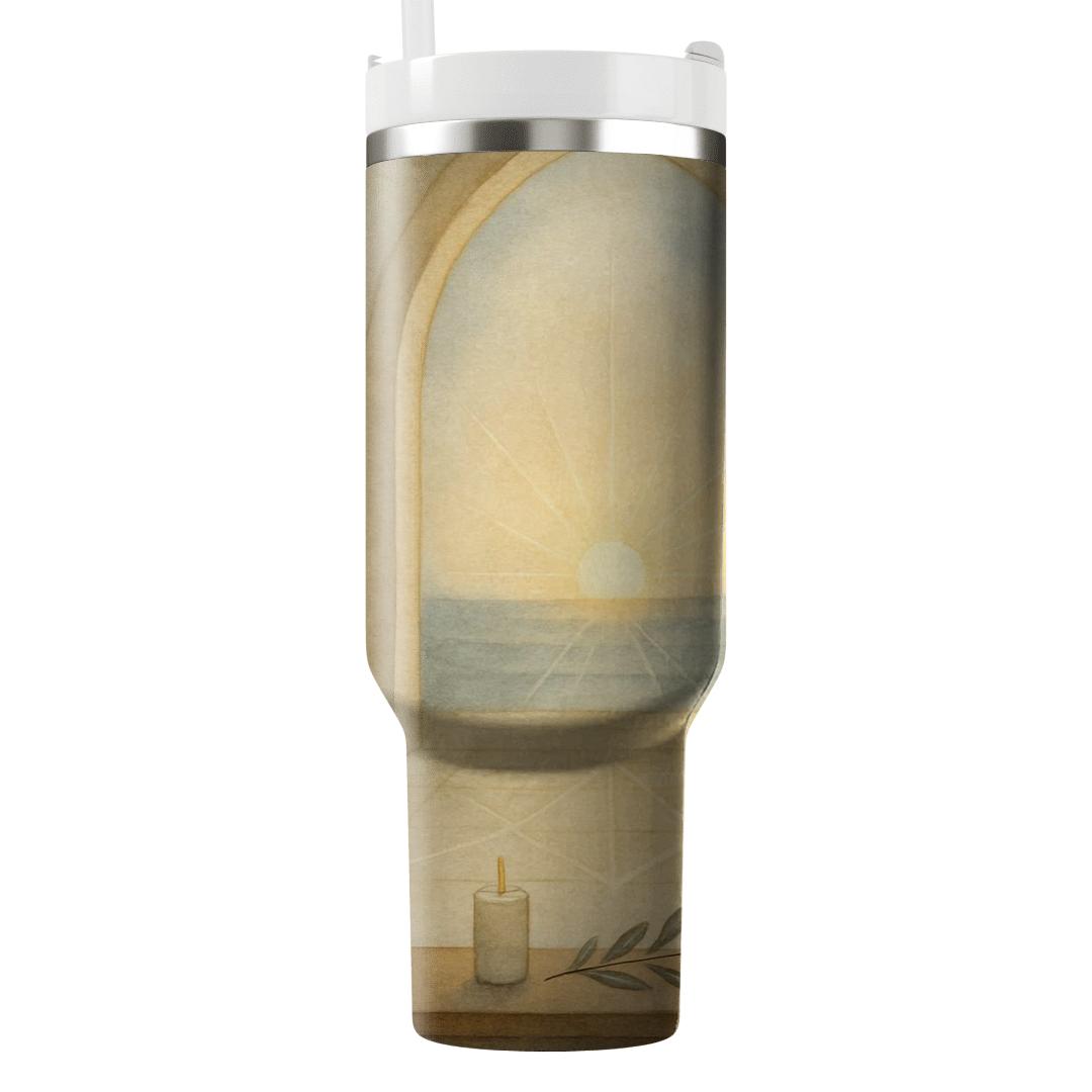 Cathedral Dawn Of Quiet Grace decorative tumblers