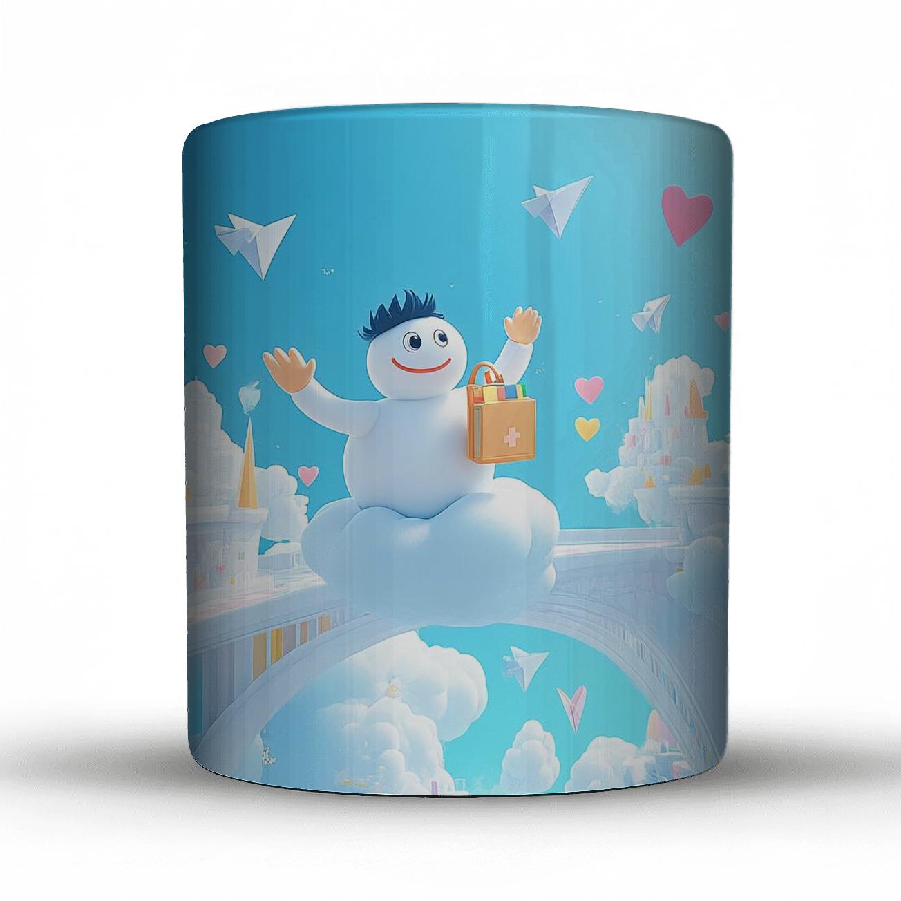 Baymax Cloud City Sky Helper Mission custom printed mugs