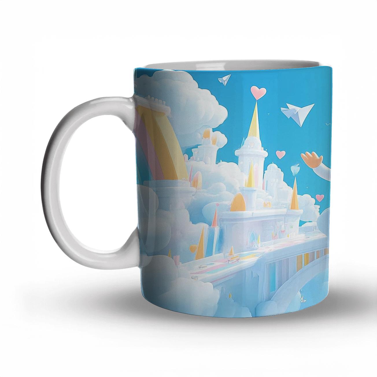 Baymax Cloud City Sky Helper Mission custom printed mugs