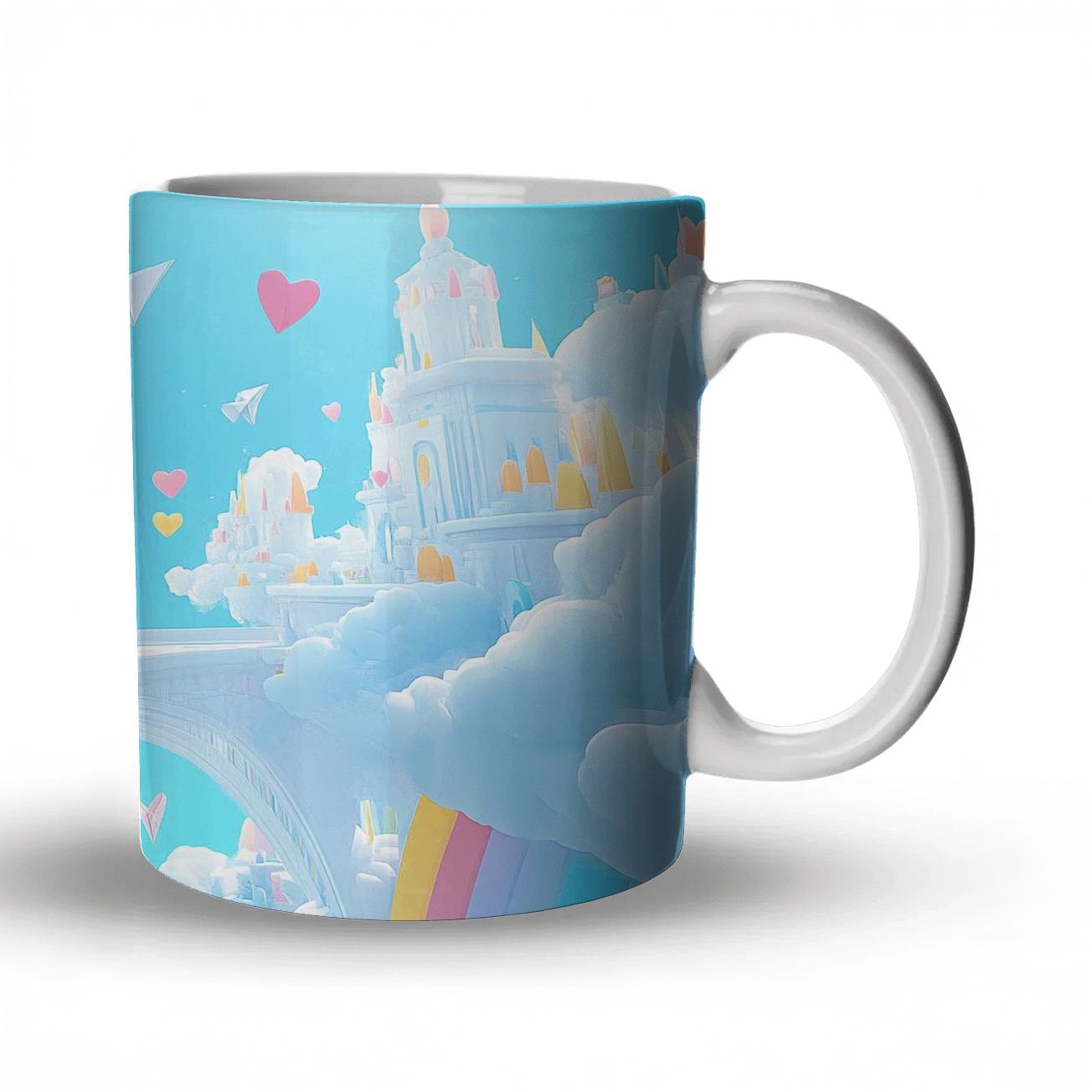 Baymax Cloud City Sky Helper Mission custom printed mugs