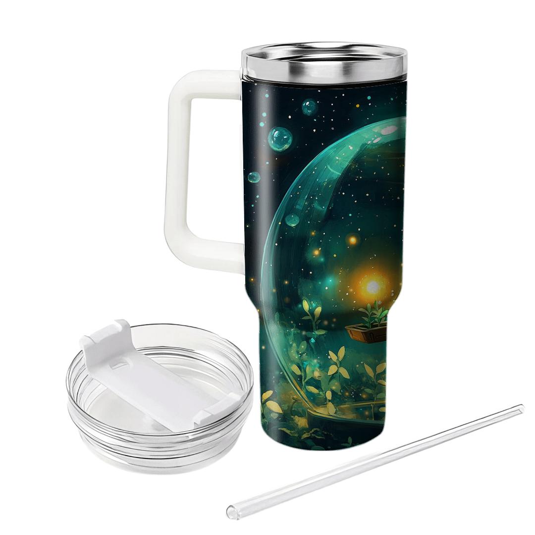 WALL E And EVE Cosmic Garden Discovery Disney Inspired travel tumblers
