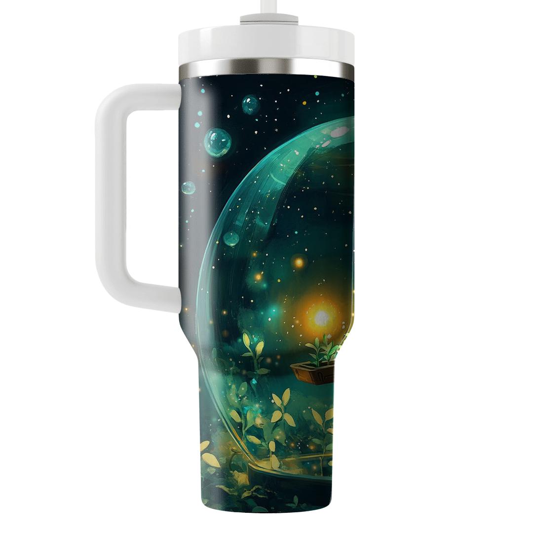 WALL E And EVE Cosmic Garden Discovery Disney Inspired travel tumblers