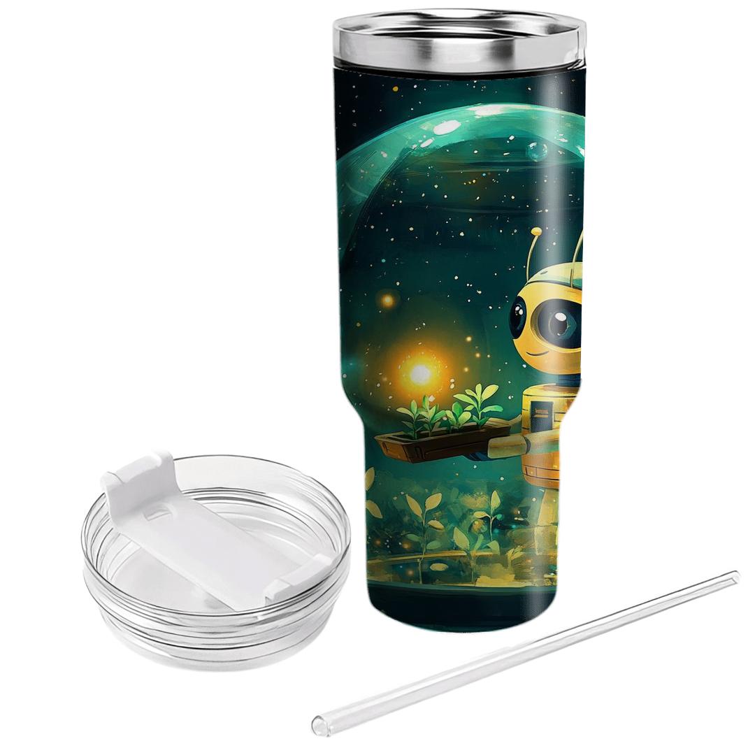 WALL E And EVE Cosmic Garden Discovery Disney Inspired travel tumblers