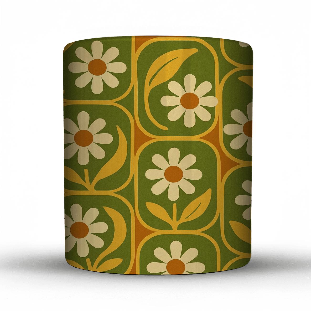 Harvest Groove Kitchen Tiles custom printed mugs
