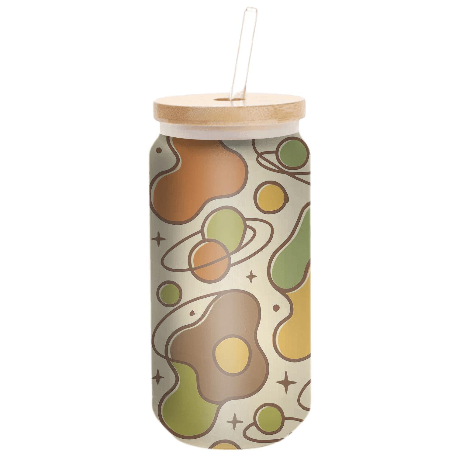 Cosmic Lava Lamp Orbitals premium crystal drinkware