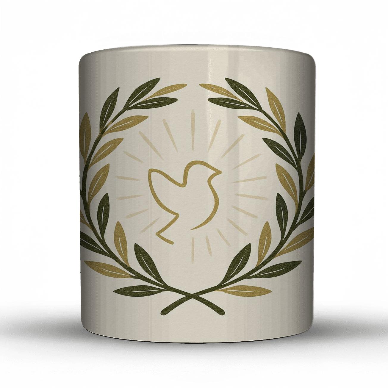 Olive Branch Halo Of Peace decorative mug sets