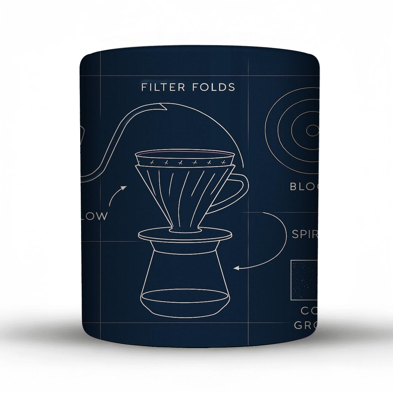 Blueprint Of The Perfect Pour Over decorative mug sets