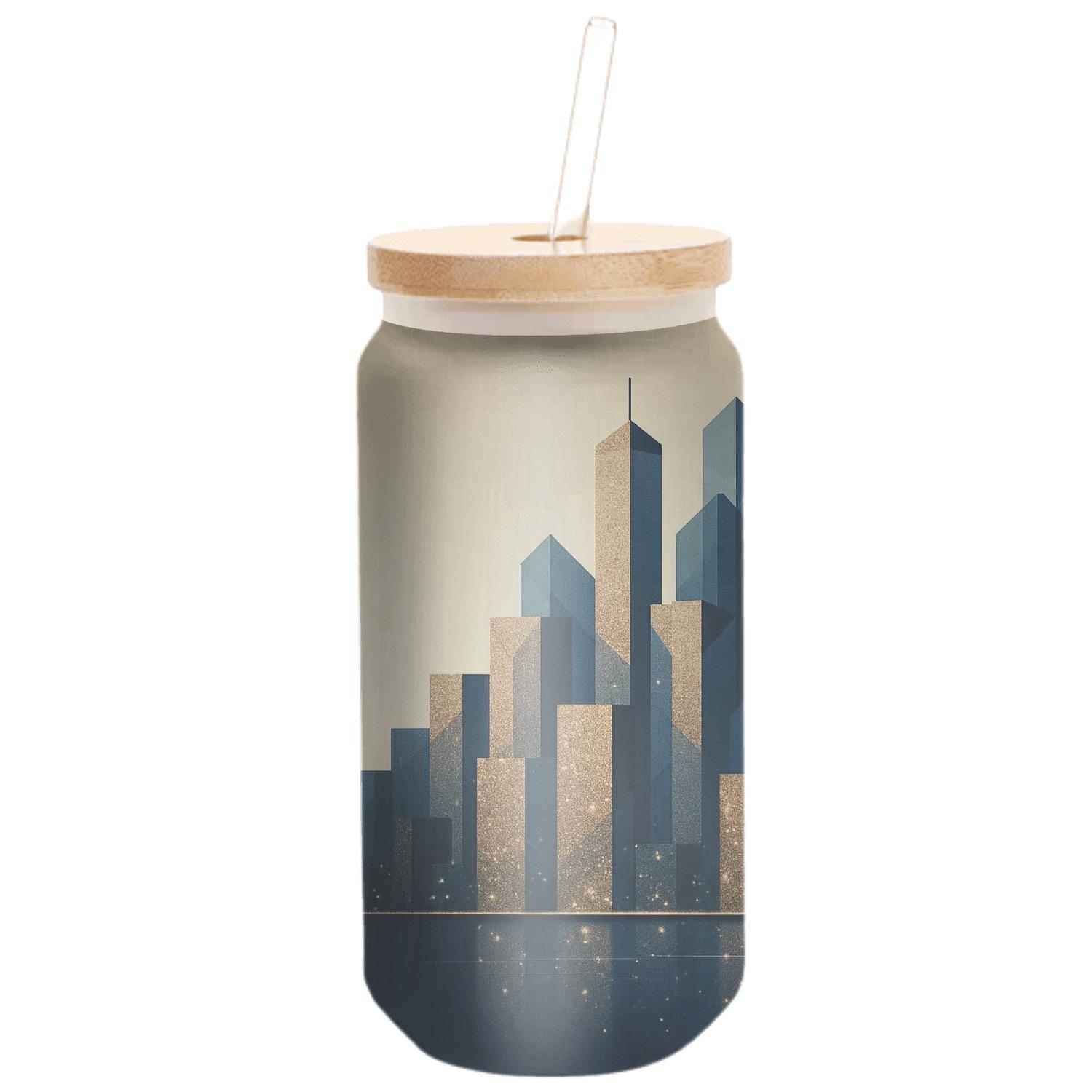 Prismatic Champagne Glitter Skyline premium crystal drinkware