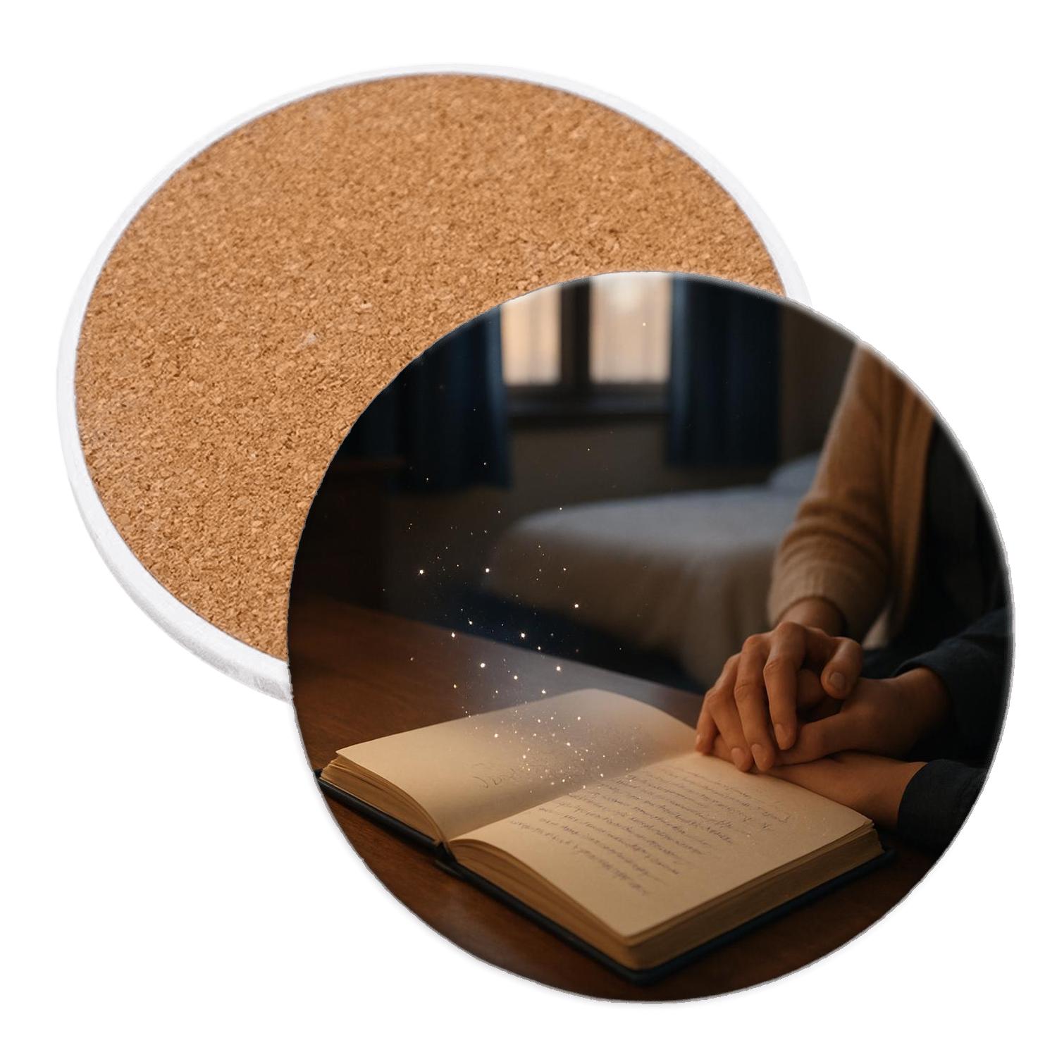 Ink And Constellations The Note She Wrote Into Your Becoming coasters for home decor