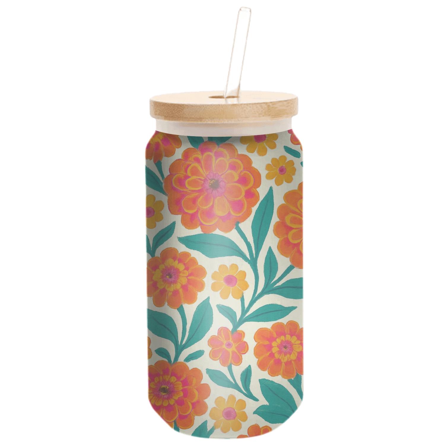 Citrus Zinnia Carnival glassware drinkware