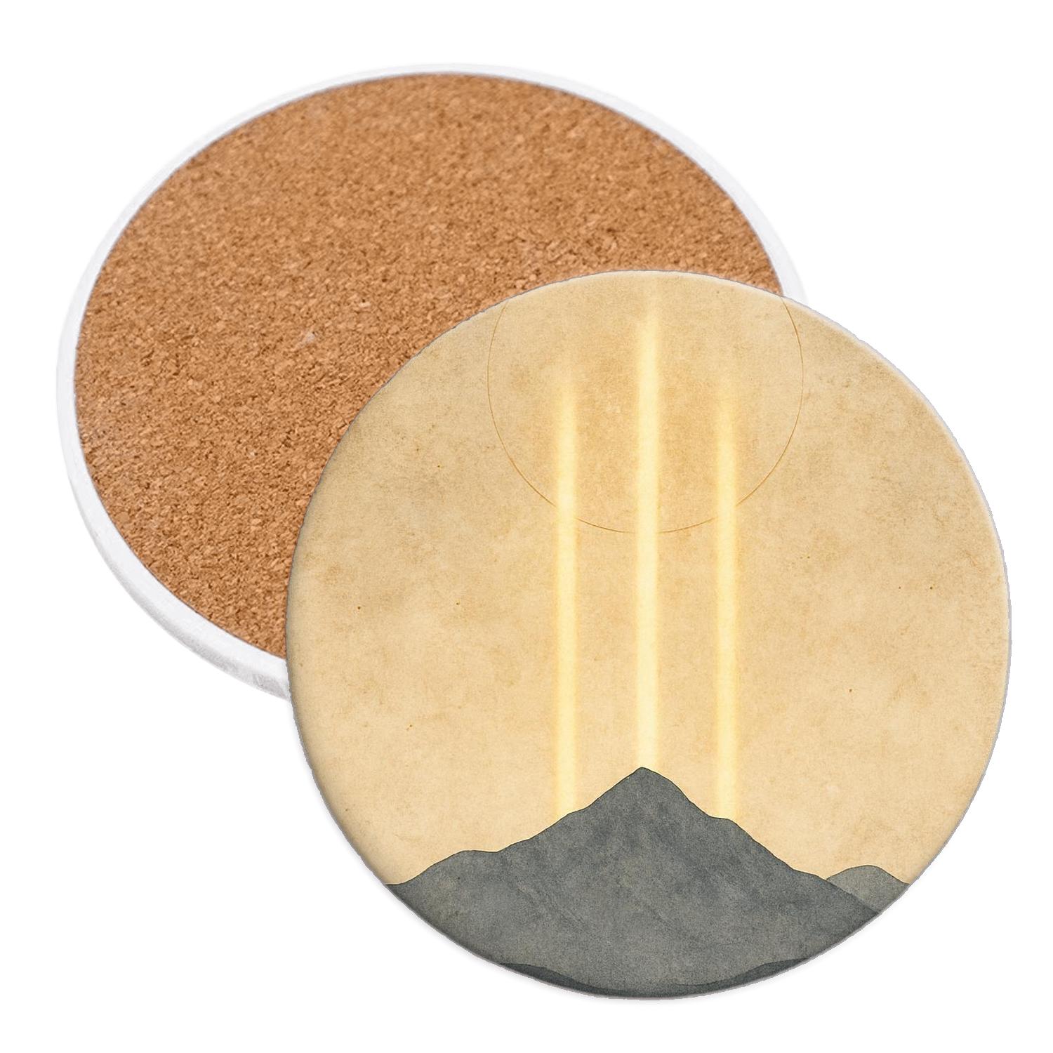 Horizon Of Threefold Light stone coaster collections