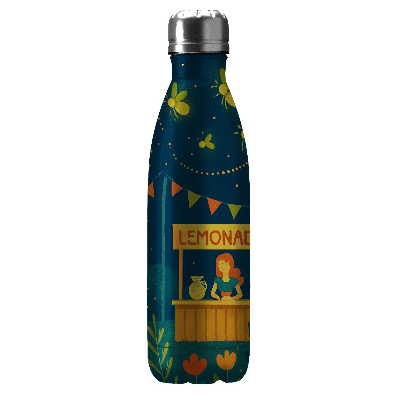 Summer Midnight Firefly Carnival unique water bottles