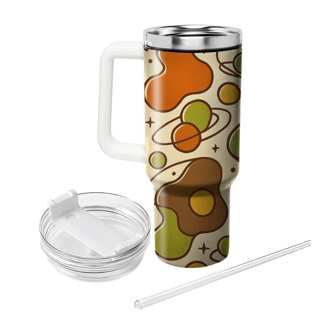 Cosmic Lava Lamp Orbitals insulated tumblers