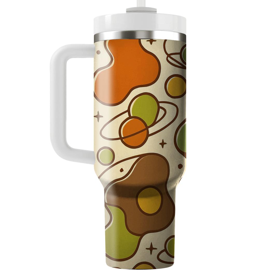 Cosmic Lava Lamp Orbitals insulated tumblers