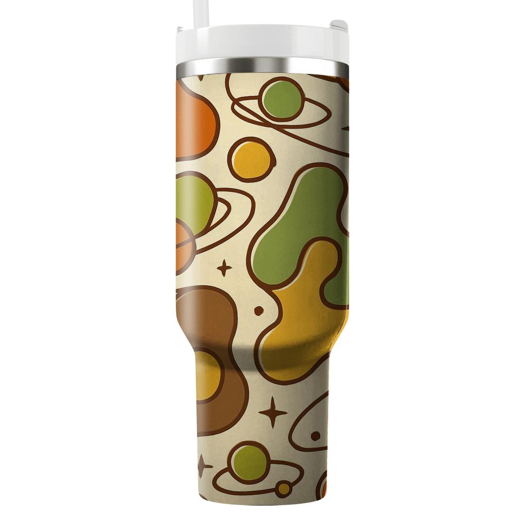 Cosmic Lava Lamp Orbitals insulated tumblers