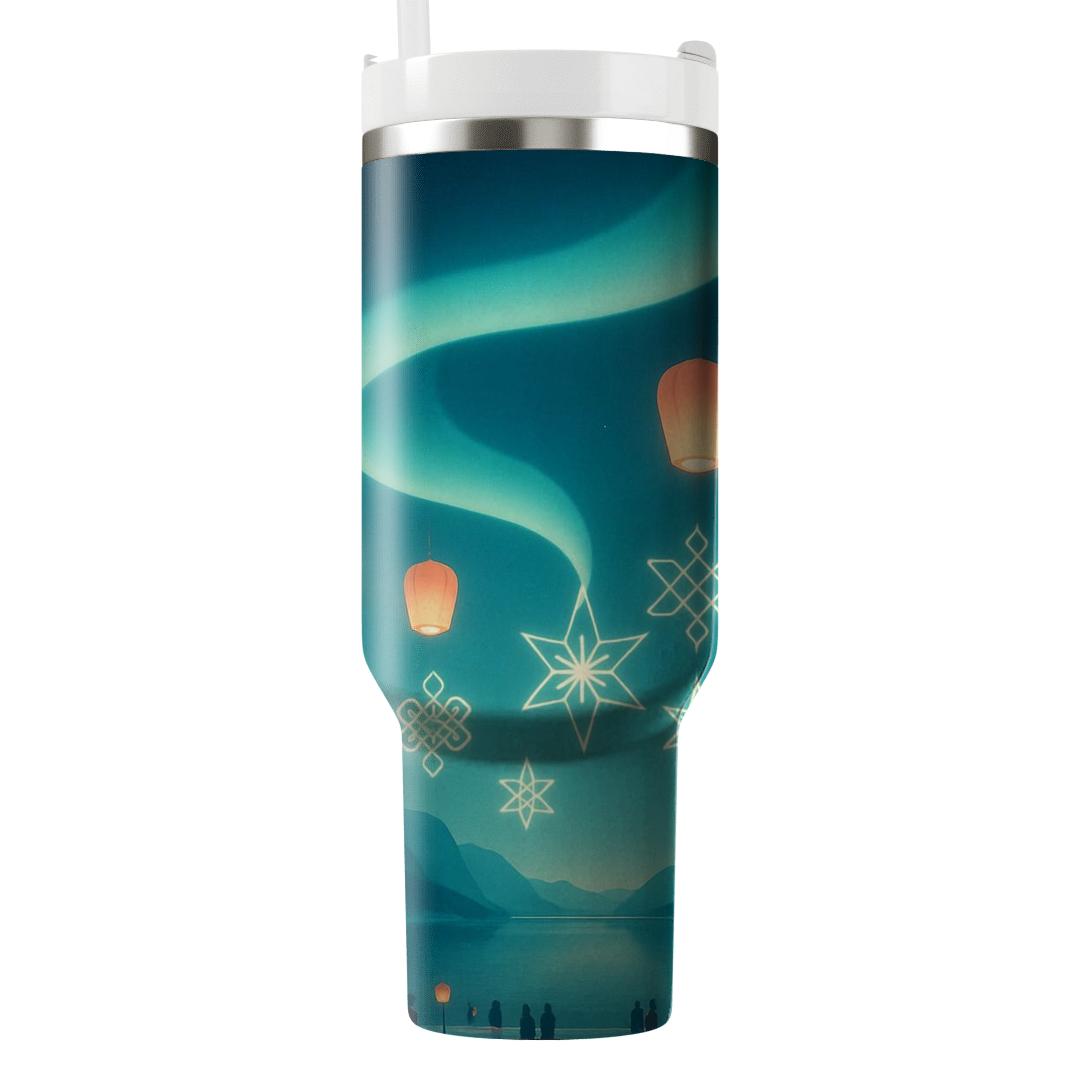 Aurora Lantern Treaty Night travel tumblers