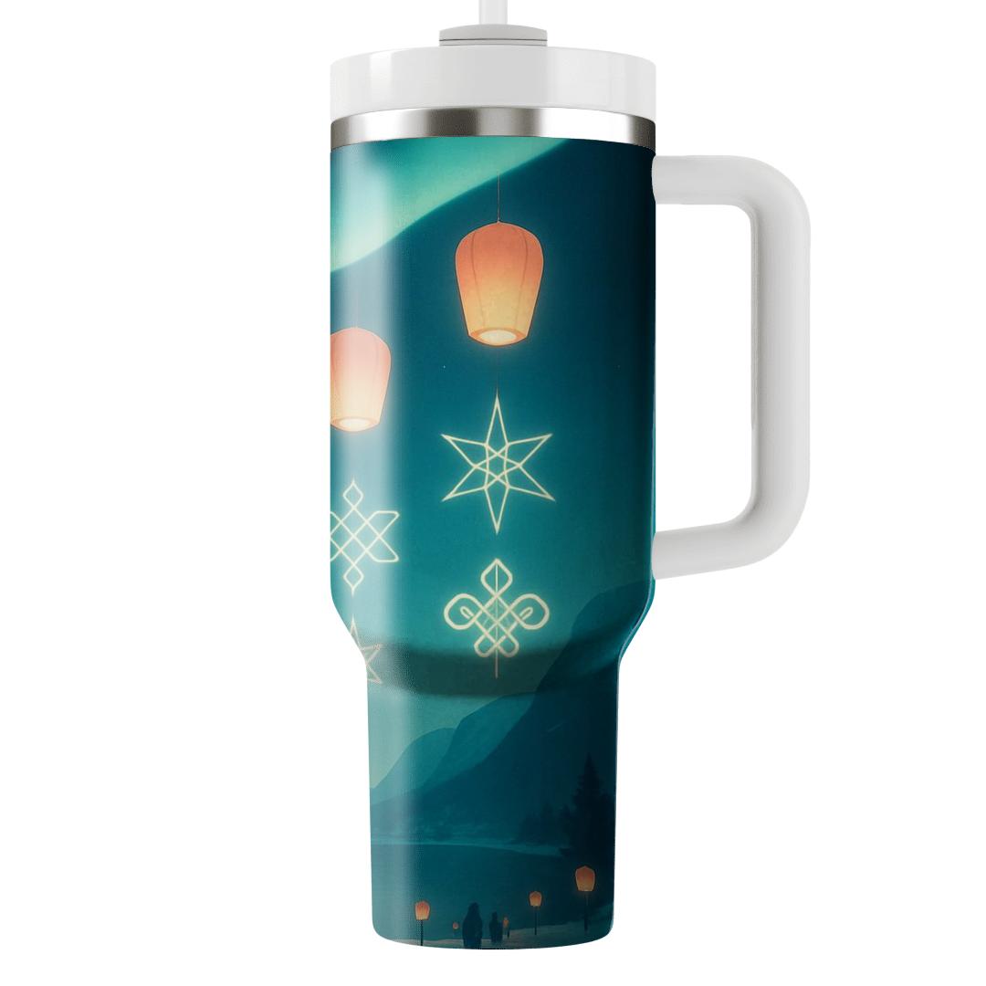 Aurora Lantern Treaty Night travel tumblers