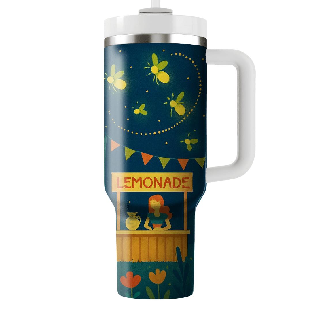 Summer Midnight Firefly Carnival decorative tumblers