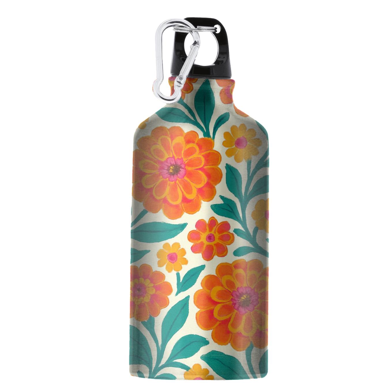 Citrus Zinnia Carnival stylish sports bottles