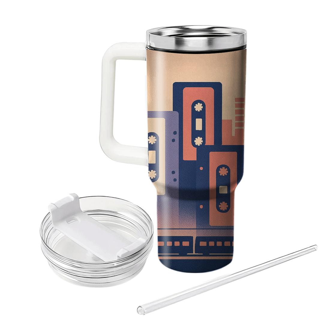 Cassette Skyline Commute tumbler cups
